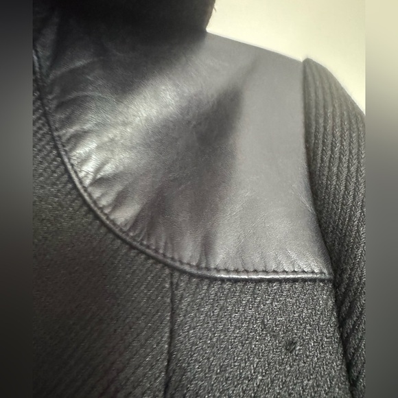Mackage Will Blend/Leather Accent Belted Coat (Like New) - Picture 5 of 10